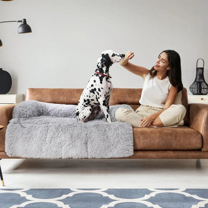 Fluffy Dog Bed Mat Dog Cat Sofa Winter Warm Pet Cat Bed Cat Mat Animal Sleeping Sofa Removable Cama Para Perros Cama Para Gatos
