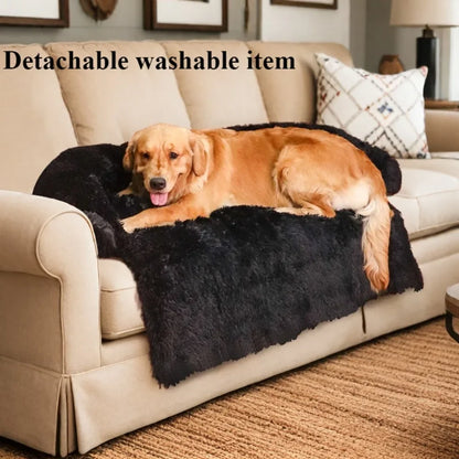 Fluffy Dog Bed Mat Dog Cat Sofa Winter Warm Pet Cat Bed Cat Mat Animal Sleeping Sofa Removable Cama Para Perros Cama Para Gatos