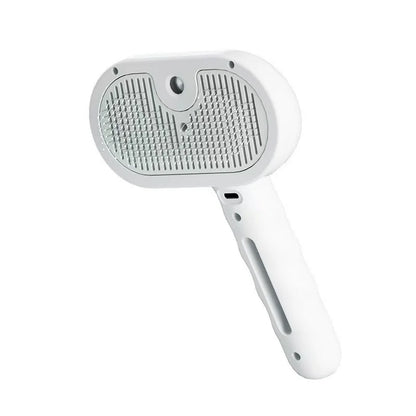 Steamy Dog Brush Electric Spray Cat Hair Brush 3 in1 Dog Steamer Brush for Massage Pet Grooming Removing Tangled and Loose Hair