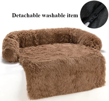 Fluffy Dog Bed Mat Dog Cat Sofa Winter Warm Pet Cat Bed Cat Mat Animal Sleeping Sofa Removable Cama Para Perros Cama Para Gatos