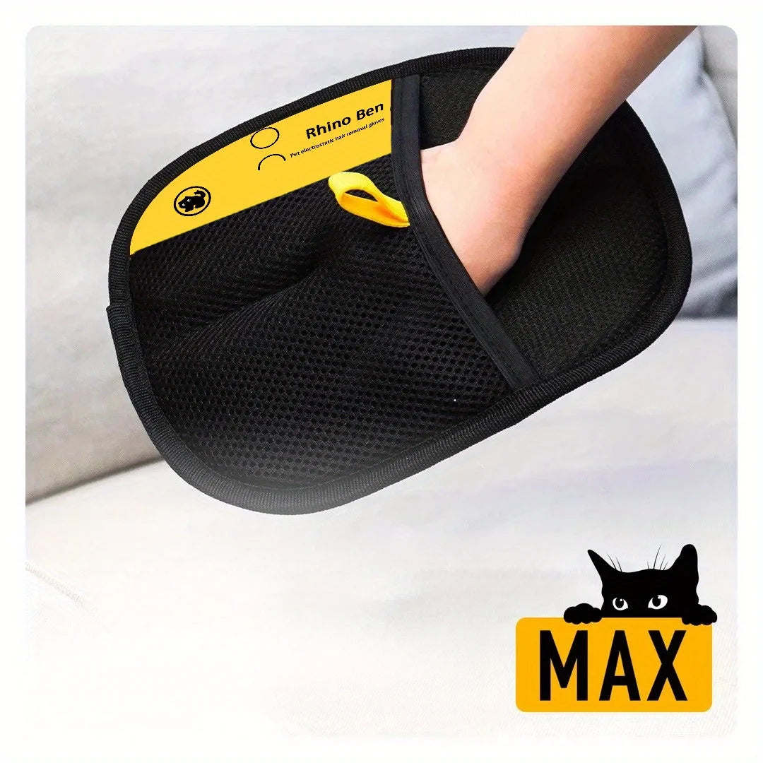 Gants de Toilettage Anti-Poils pour Chien et Chat
