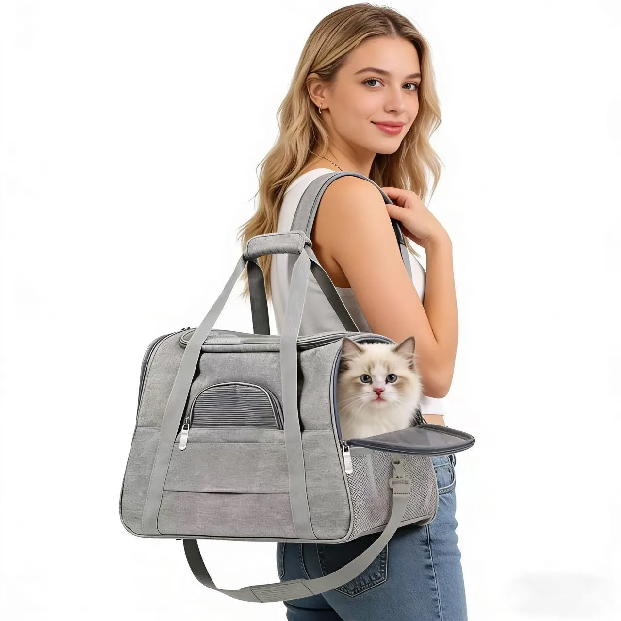 Sac de Transport Portable pour Chat