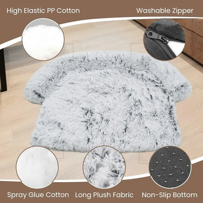 Fluffy Dog Bed Mat Dog Cat Sofa Winter Warm Pet Cat Bed Cat Mat Animal Sleeping Sofa Removable Cama Para Perros Cama Para Gatos